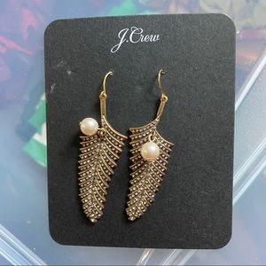 JCrew Feather Earrings